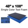 5S Supplies Tool Box Foam Insert 4 FT x 9 FT 1/2 Inch Thick Blue TBF-48108-BLU